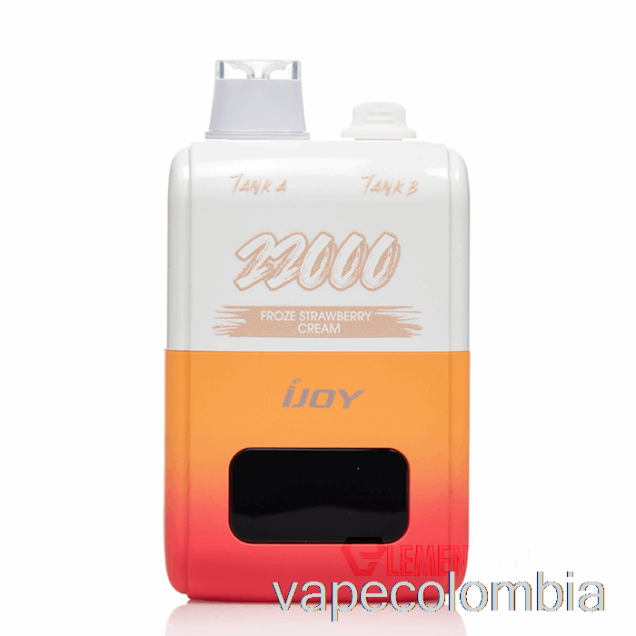 Vape Recargable Ijoy Sd 22000 Desechable Crema De Fresa Congelada